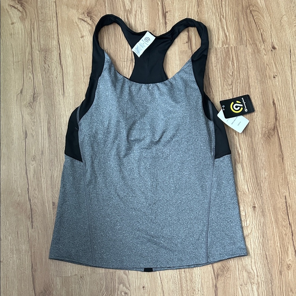 NWT XL C9 by Champion Gray & Black Racerback Athletic Tank